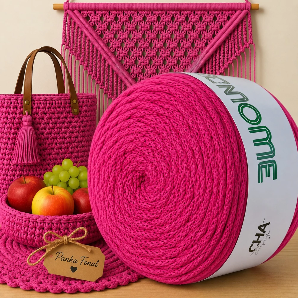3 mm fuxia színű zsinórfonal