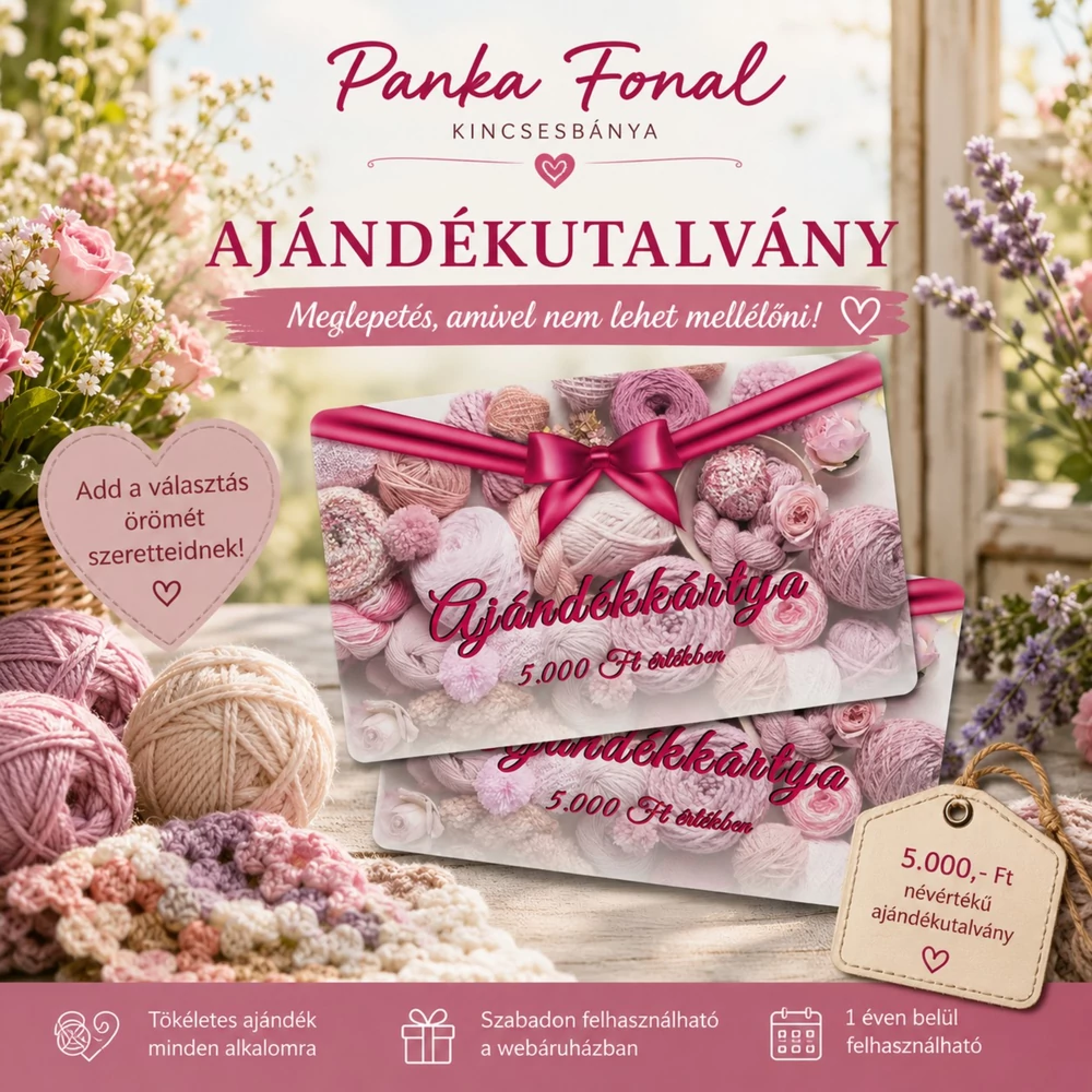 Ajándékkártya 5 000 Forint értékben