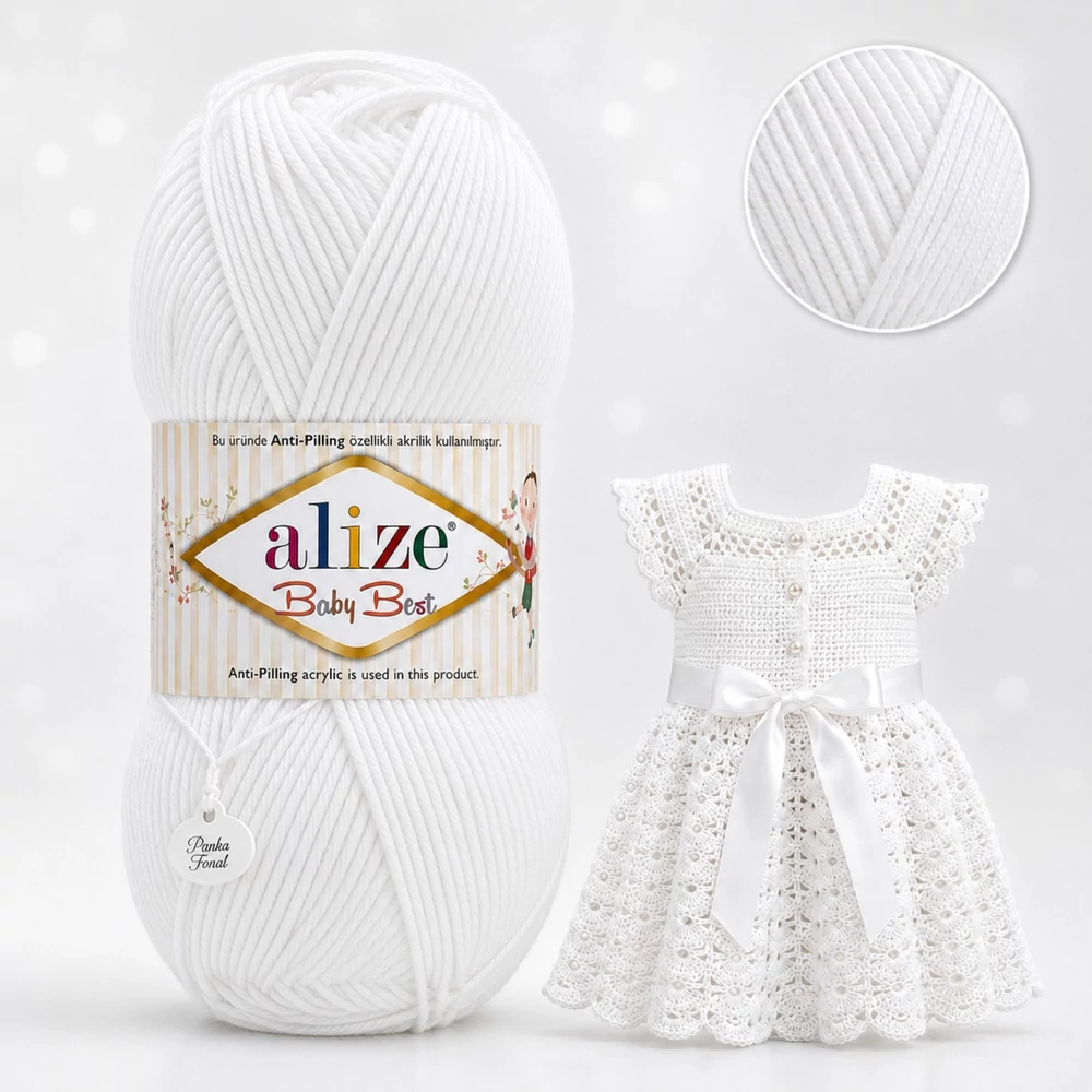 Alize Baby Best - 55 - Fehér