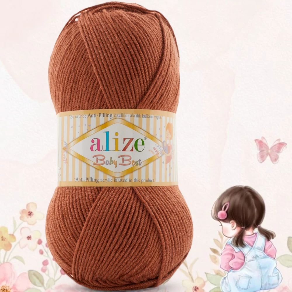 Alize Baby Best - 572 - Tégla barna