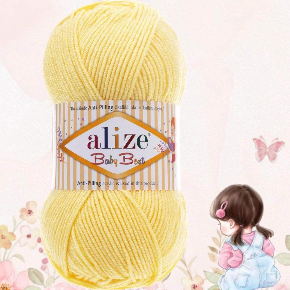 Alize Baby Best - 250 - Vanília sárga