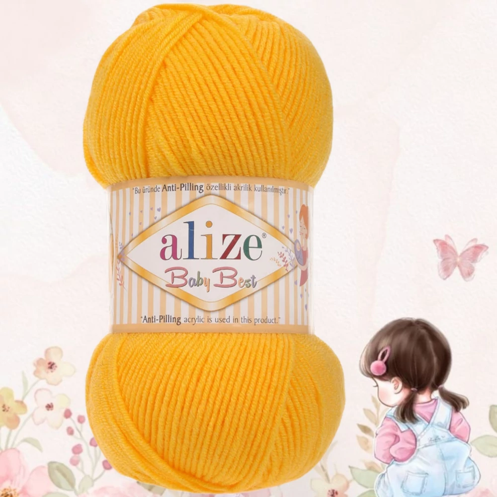 Alize Baby Best - 216 - Mimóza sárga