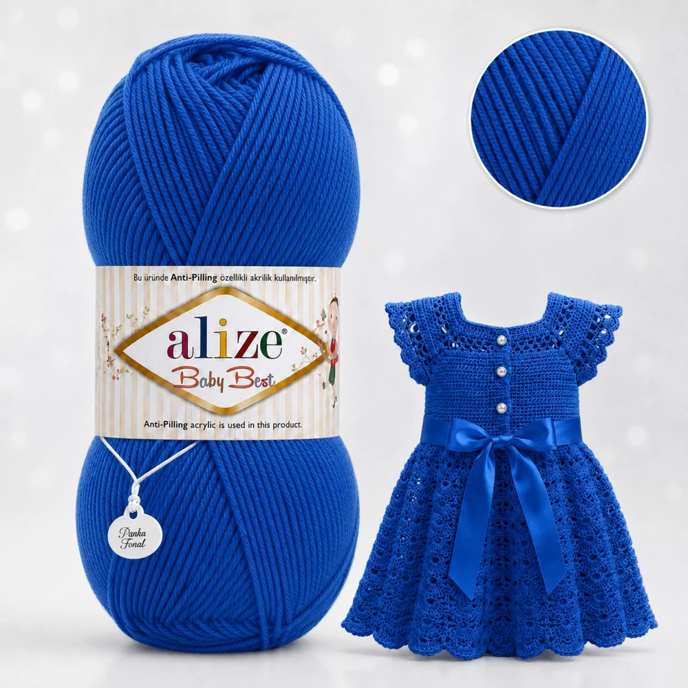 Alize Baby Best - 141 - Királykék