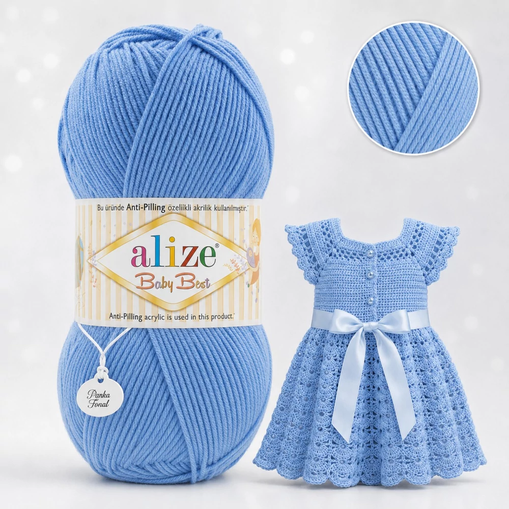 Alize Baby Best - 237 - Kakadú kék
