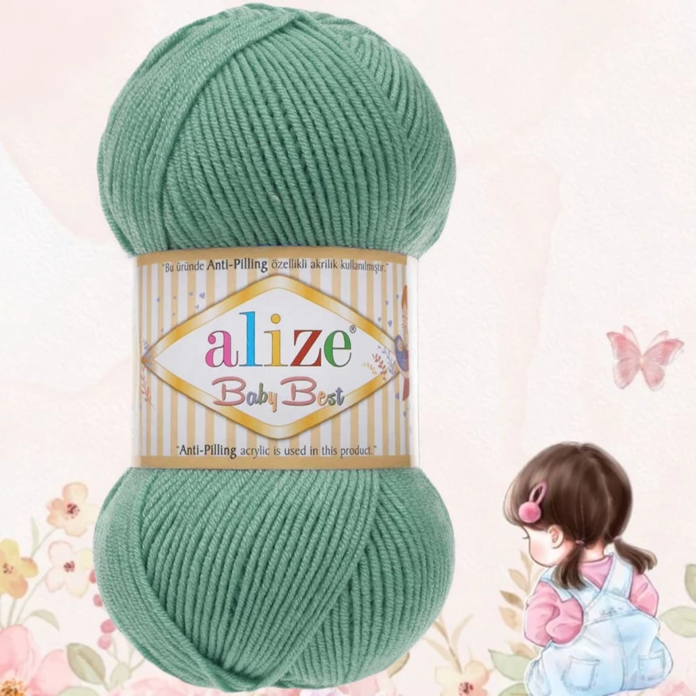 Alize Baby Best - 463 - Hínár zöld
