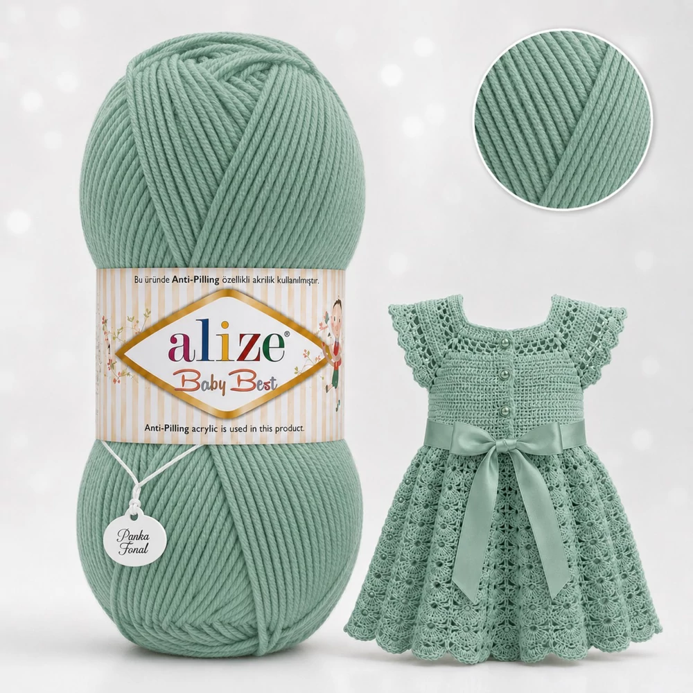 Alize Baby Best - 463 - Hínár zöld