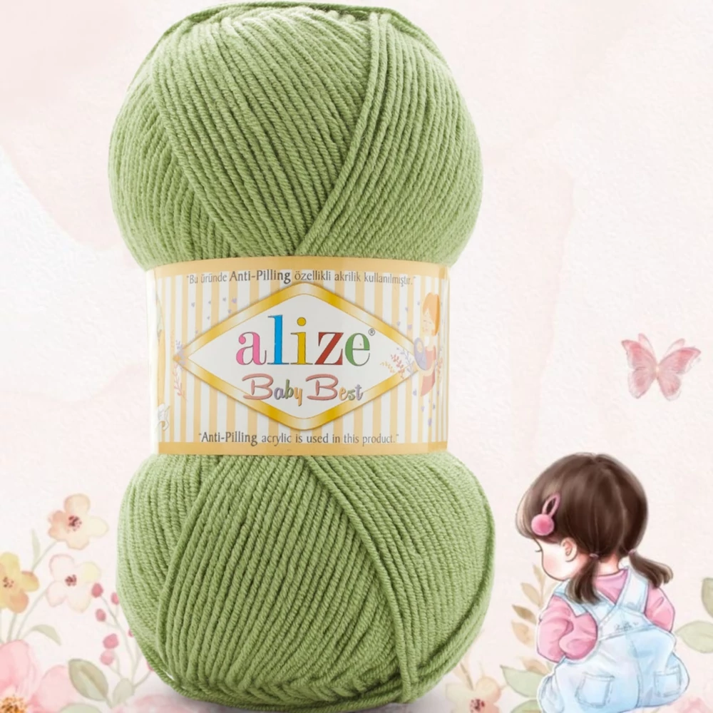 Alize Baby Best - 485 - Fűzöld