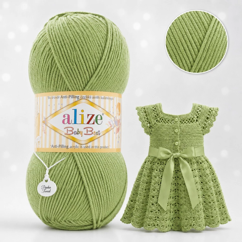 Alize Baby Best - 485 - Fűzöld