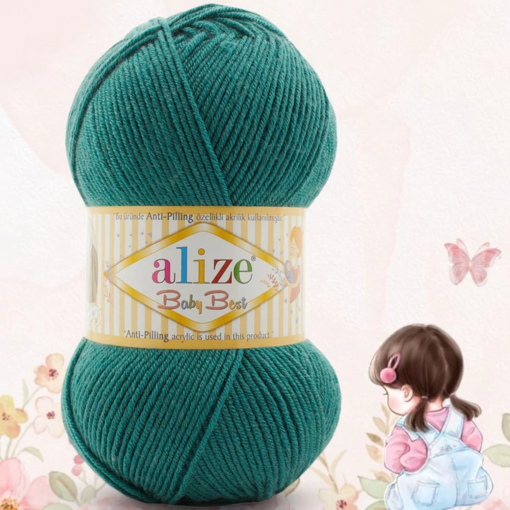Alize Baby Best - 847 - Boróka zöld