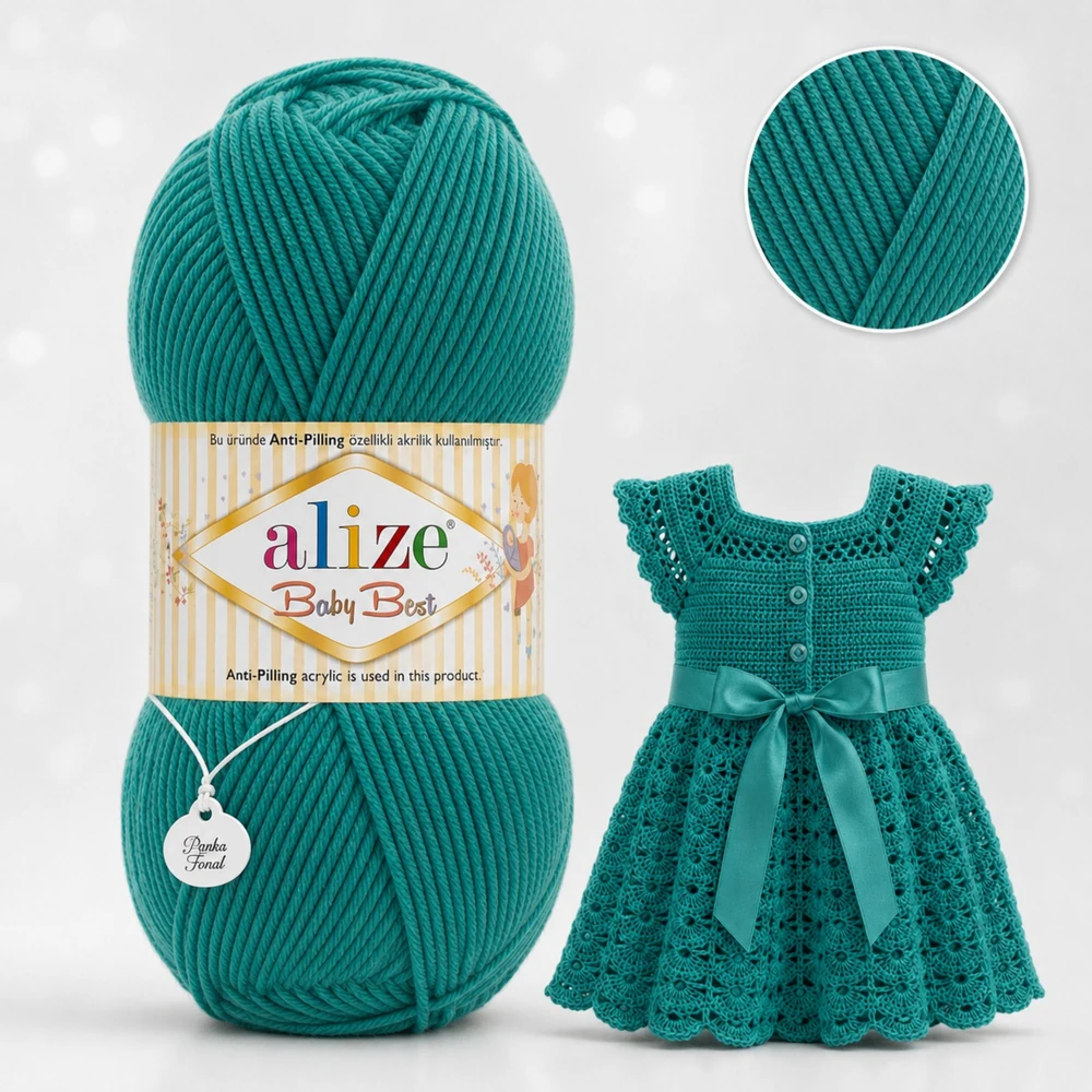 Alize Baby Best - 847 - Boróka zöld