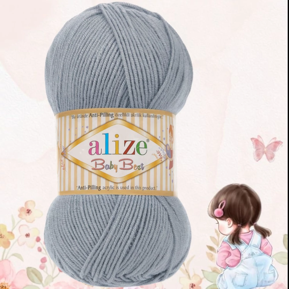Alize Baby Best - 119 - Manhattan szürke
