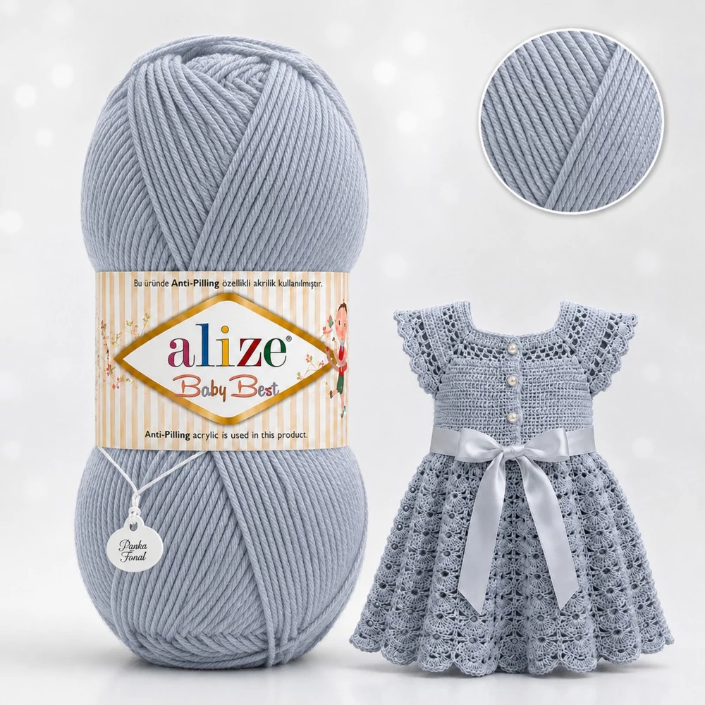 Alize Baby Best - 119 - Manhattan szürke