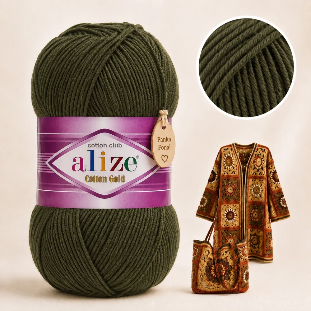 Alize Cotton Gold Olívazöld - 29 -