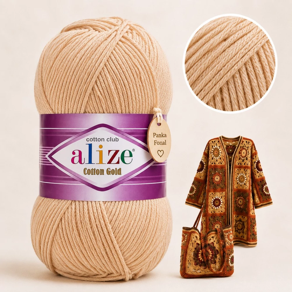 Alize Cotton Gold Búza barna - 964 -