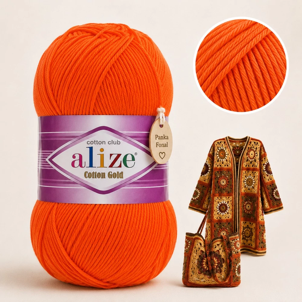Alize Cotton Gold Orange - 37 -