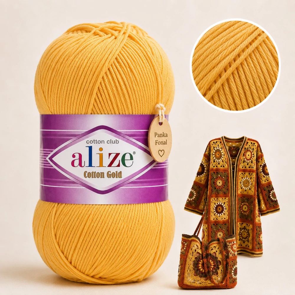 Alize Cotton Gold Mimóza - 216 -