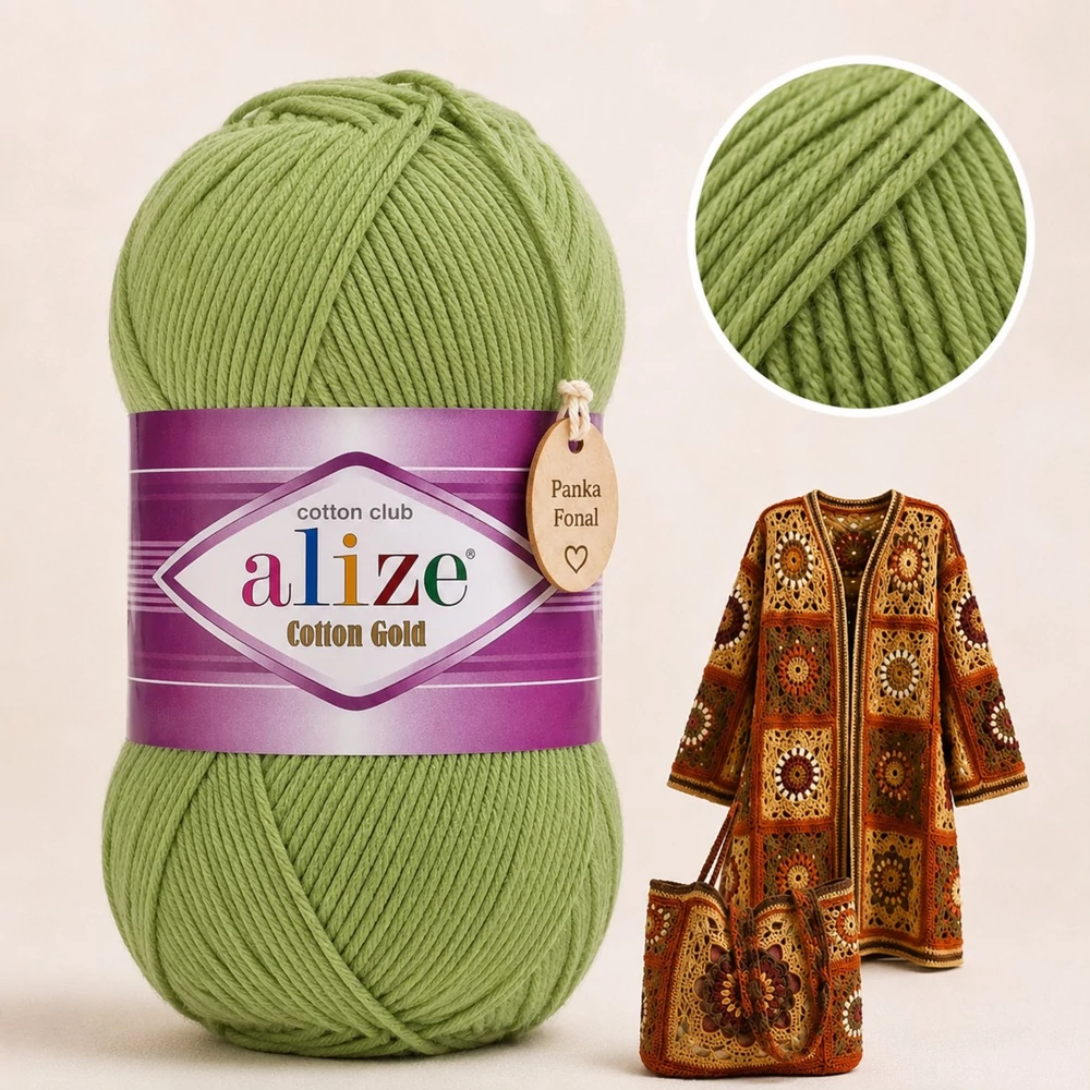 Alize Cotton Gold Bazsalikom - 485 -