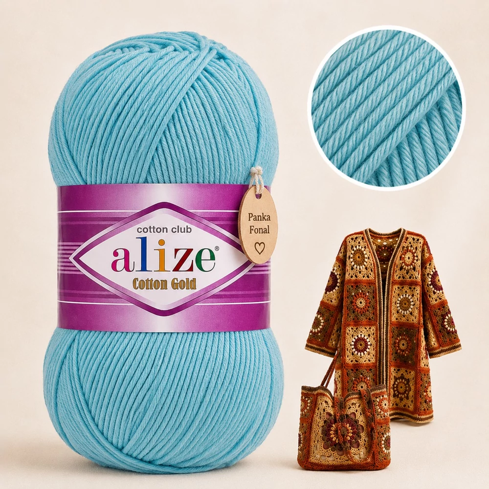 Alize Cotton Gold Türkizkék - 287 -