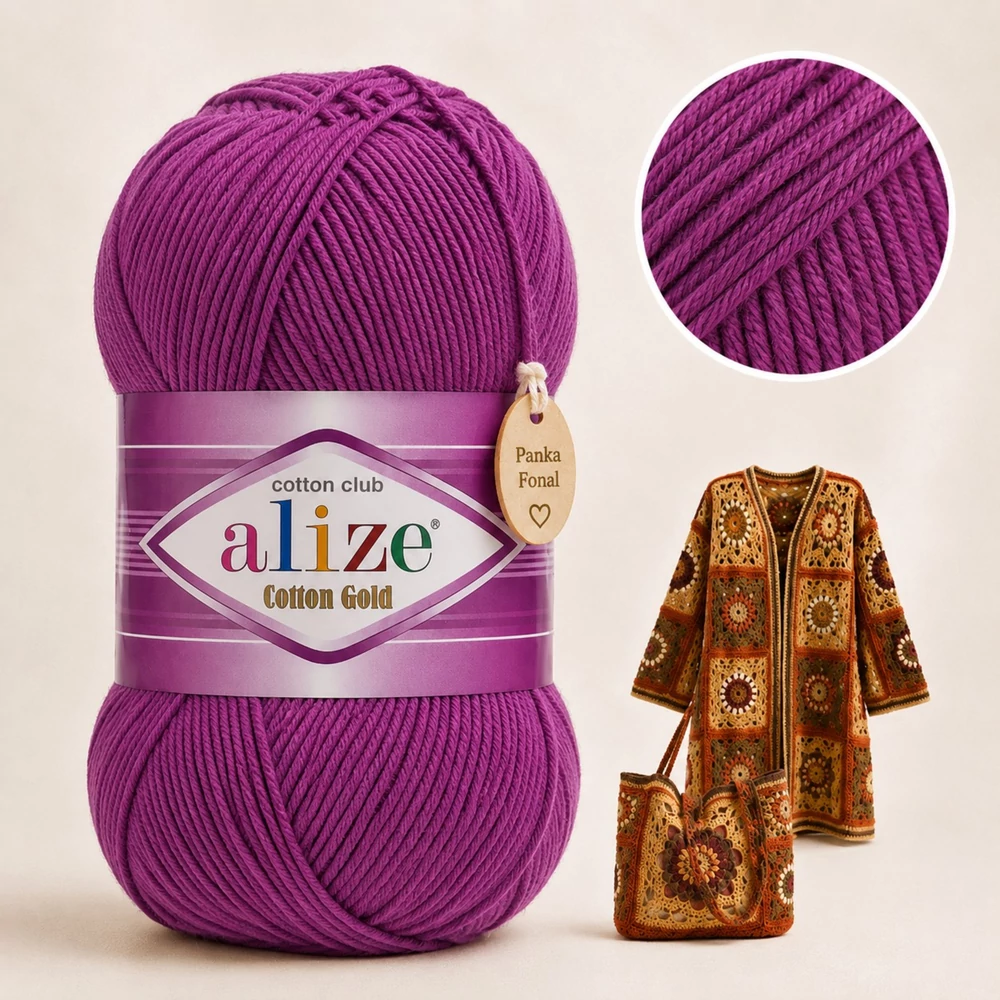 Alize Cotton Gold Lilahagyma - 122 -