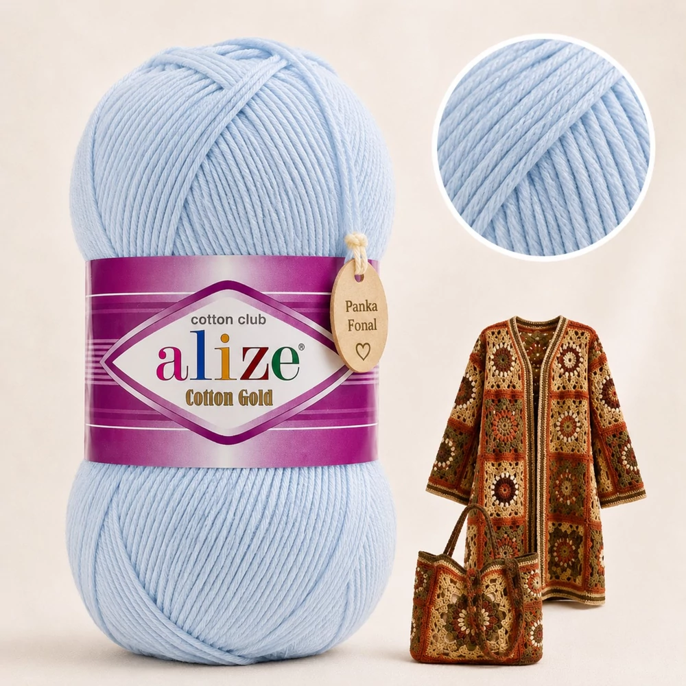 Alize Cotton Gold Babakék - 513 -