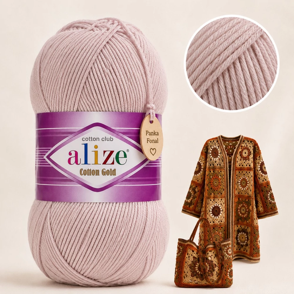 Alize Cotton Gold Por rózsaszín - 592  -