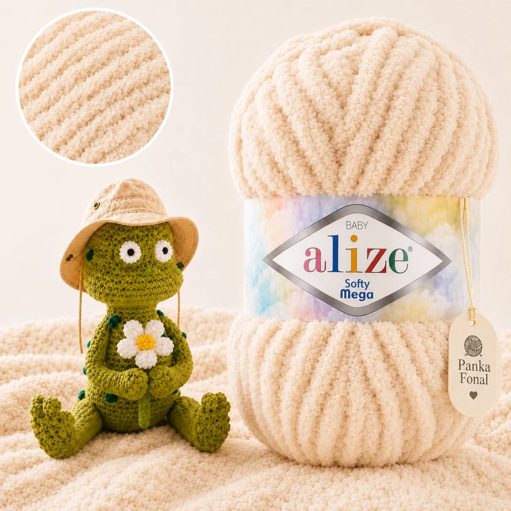 Alize Softy Mega - 310 - Gyömbér