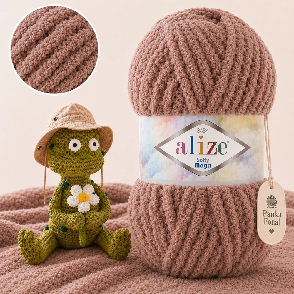 Alize Softy Mega - 261 - Mazsola barna