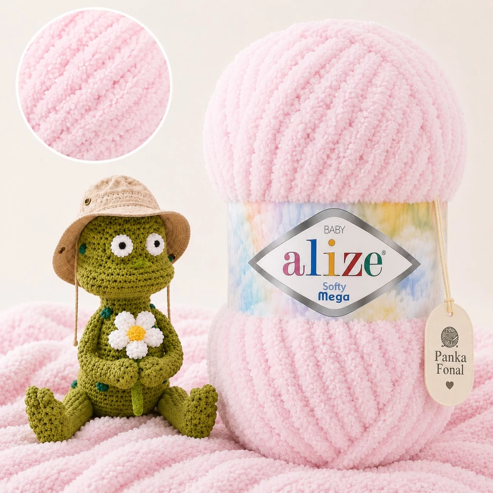 Alize Softy Mega - 31 - Babarózsaszín