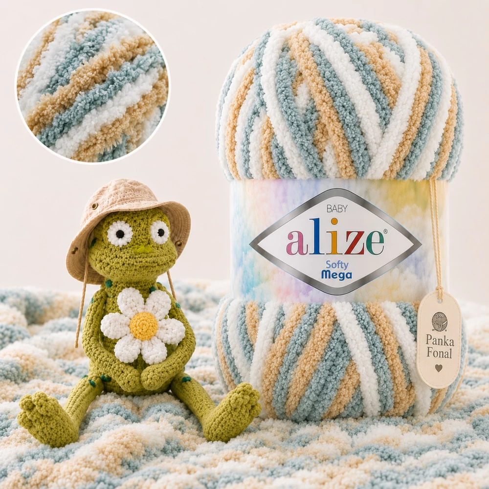 Alize Softy Mega - 6395 - Csintalan menta