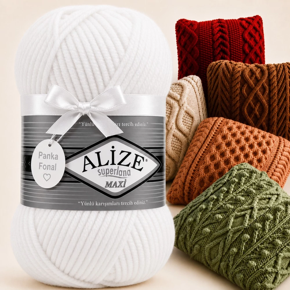 Alize Superlana Maxi Hófehér - 55 -