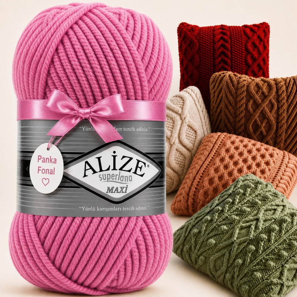 Alize Superlana Maxi Pink - 178 -