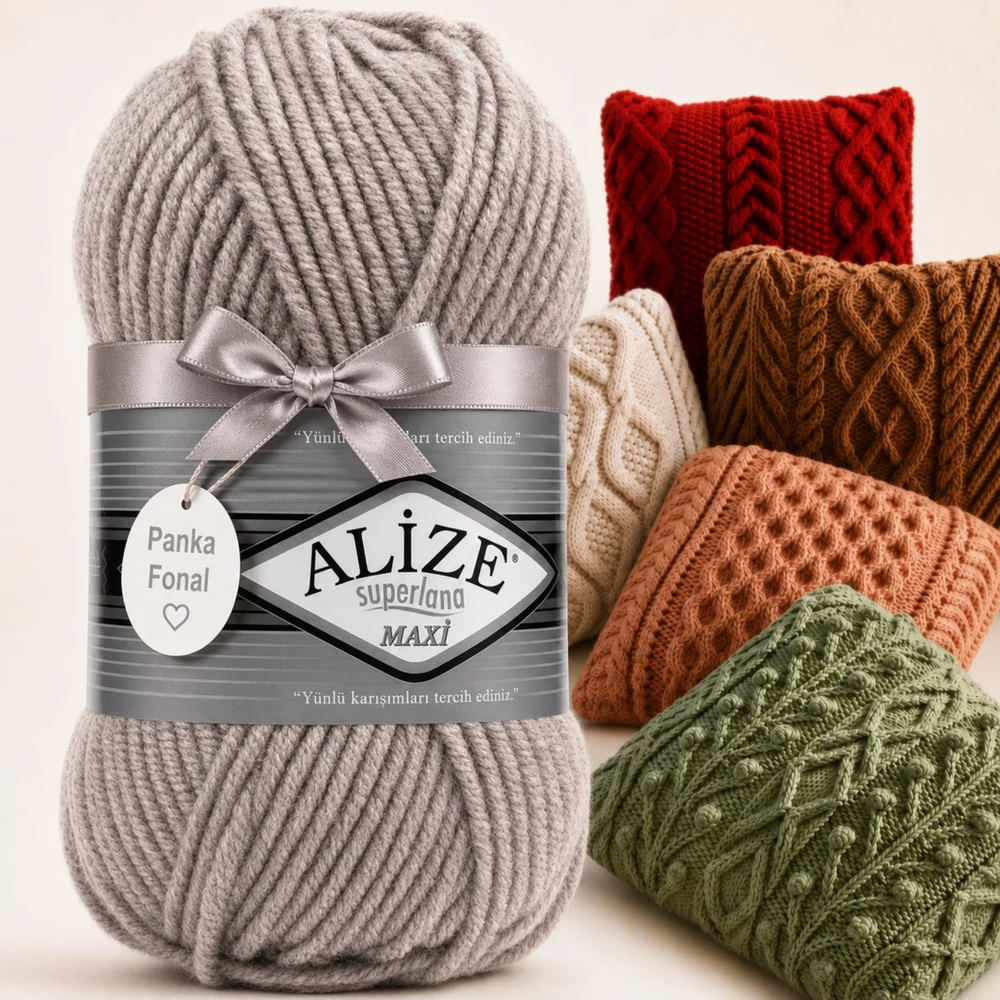 Alize Superlana Maxi Barna melange - 207 -