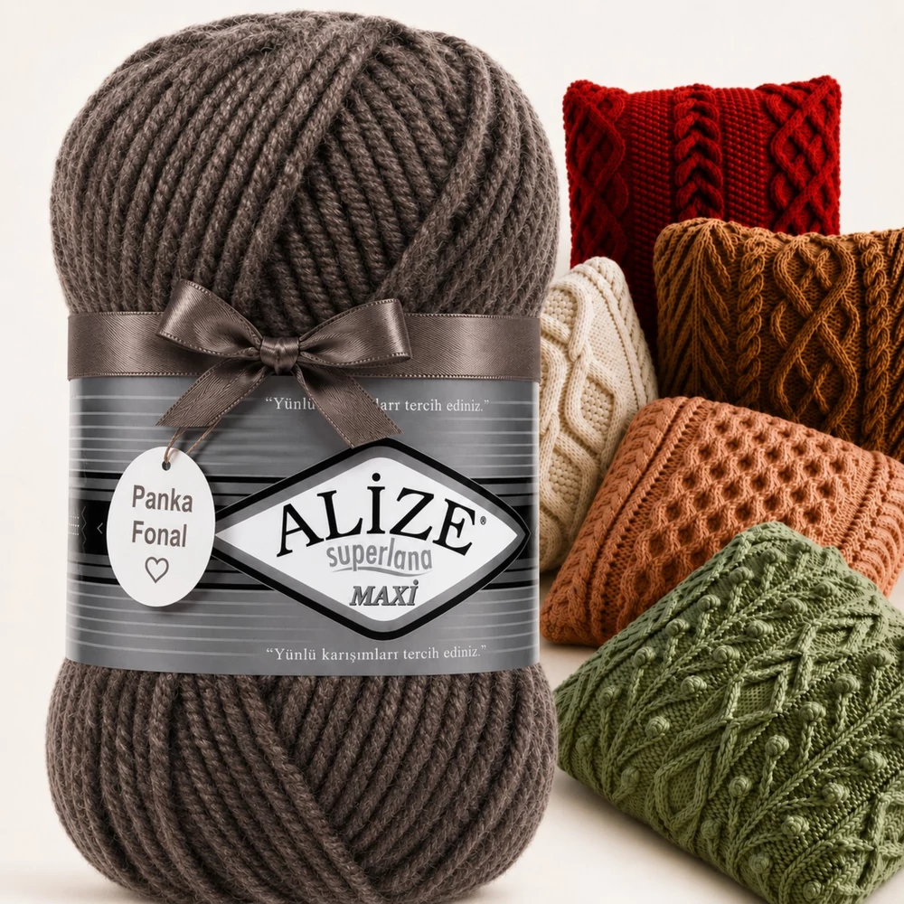 Alize Superlana Maxi Tejeskávé melange - 240 -