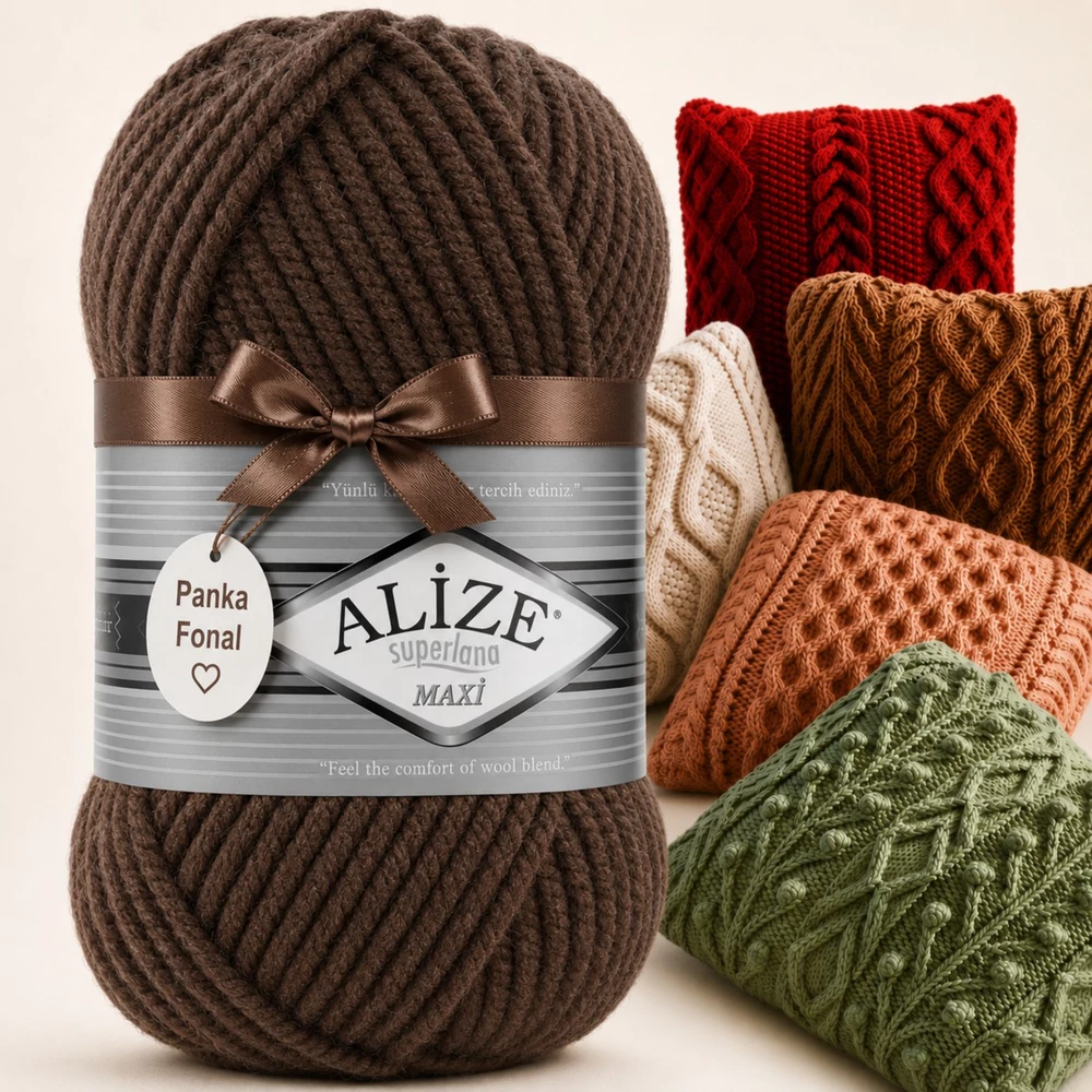 Alize Superlana Maxi Vadgesztenye - 410 -