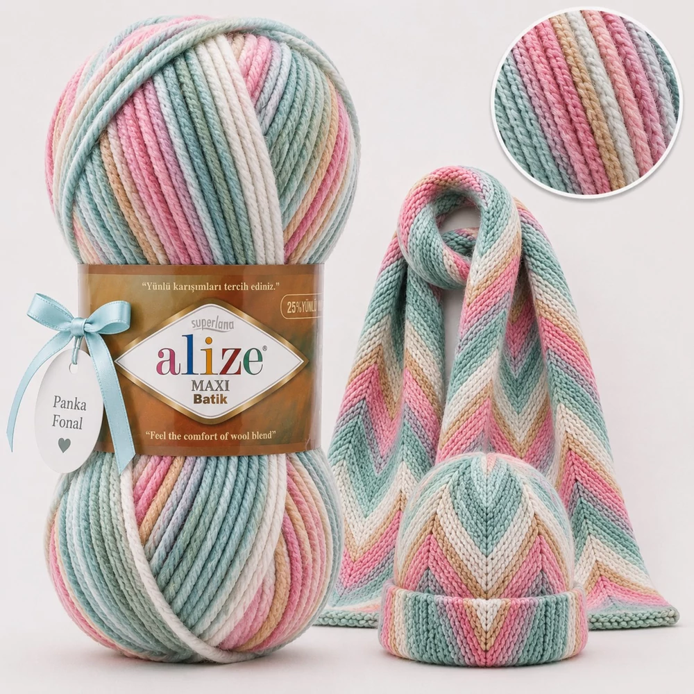 Alize Superlana Maxi Batik 7803-Gyengédség