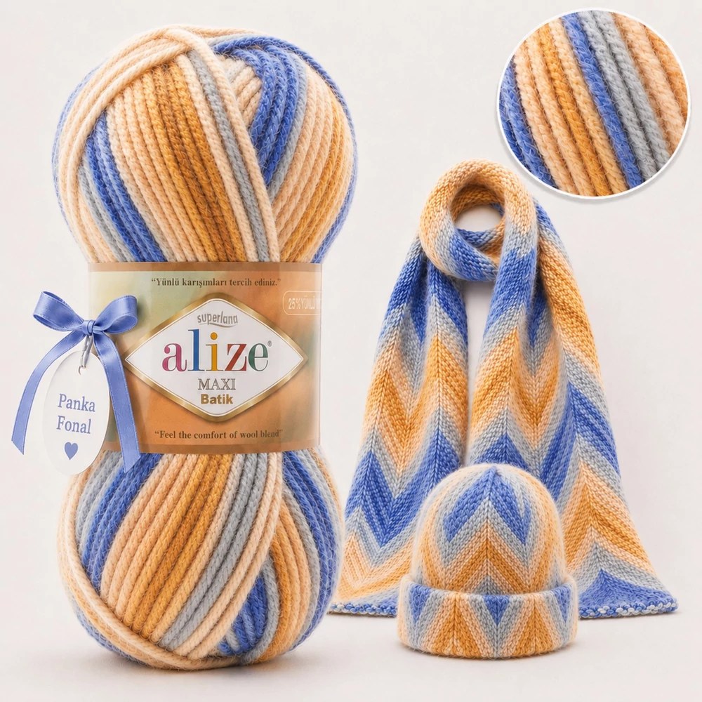 Alize Superlana Maxi Batik 7914 - Bölcsesség