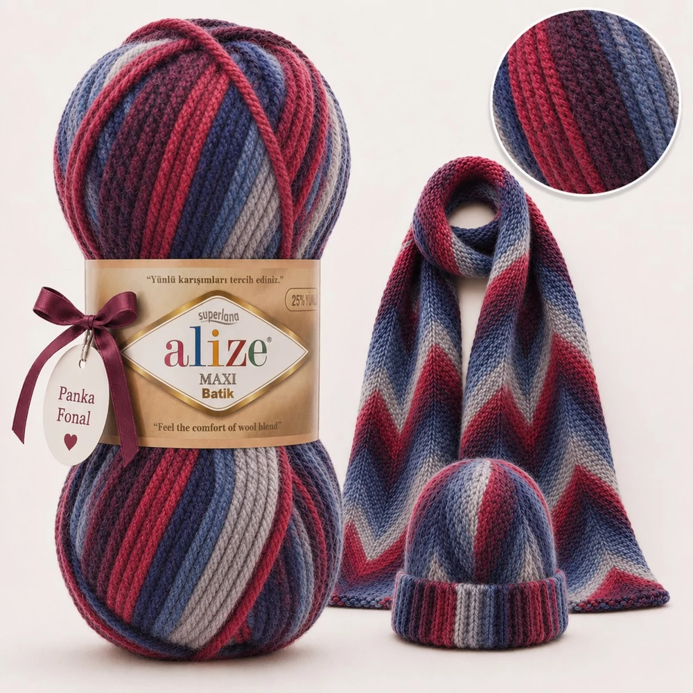 Alize Superlana Maxi Batik Árnyak tánca - 8130