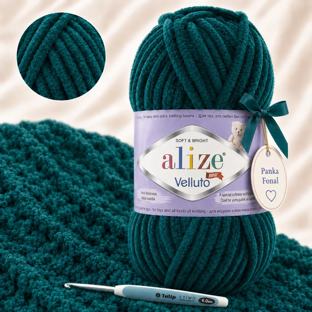 Alize Velluto - Zöldellő nyugalom  - 426 -