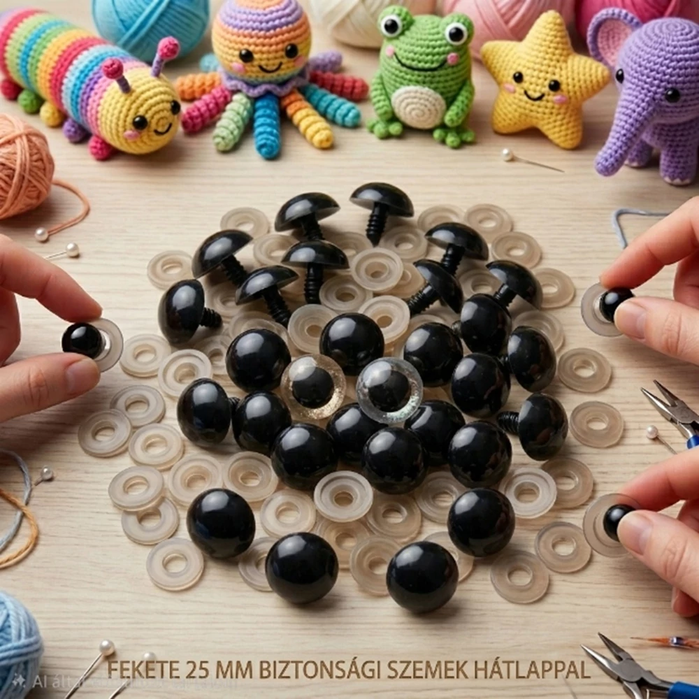 Biztonsági szem amigurumi figurákhoz 25 mm