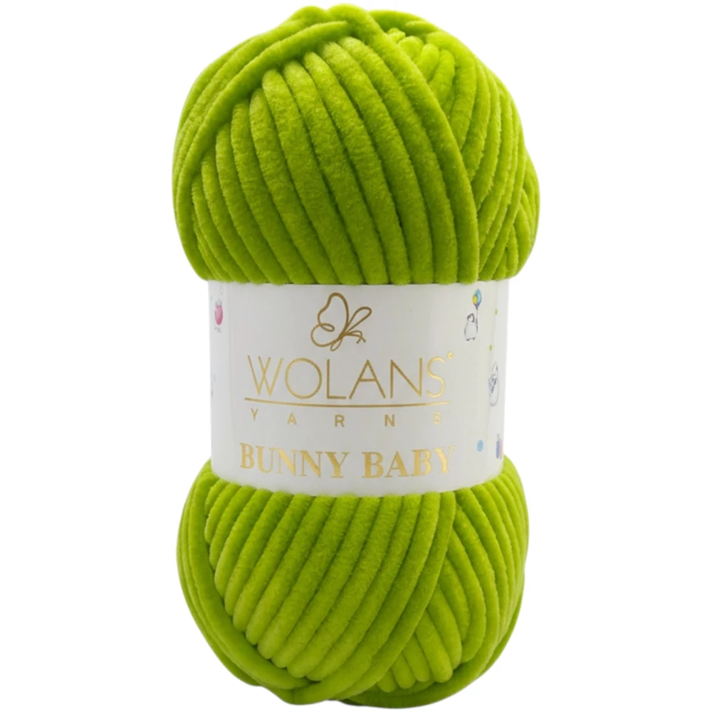 Wolans Bunny Baby zsenília, plüss fonal  Tavaszcsillanás színű 100-85