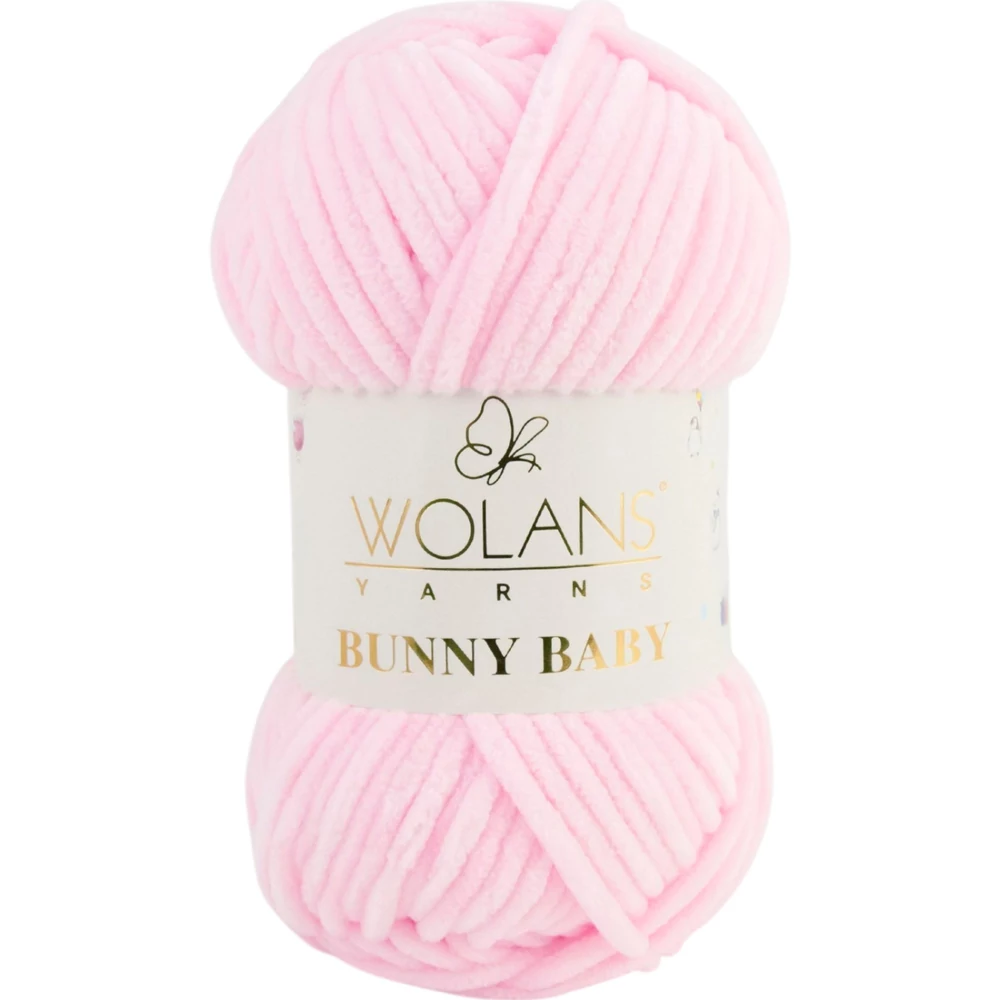 Wolans Bunny Baby zsenília, plüss fonal  Leánder színű 100-05