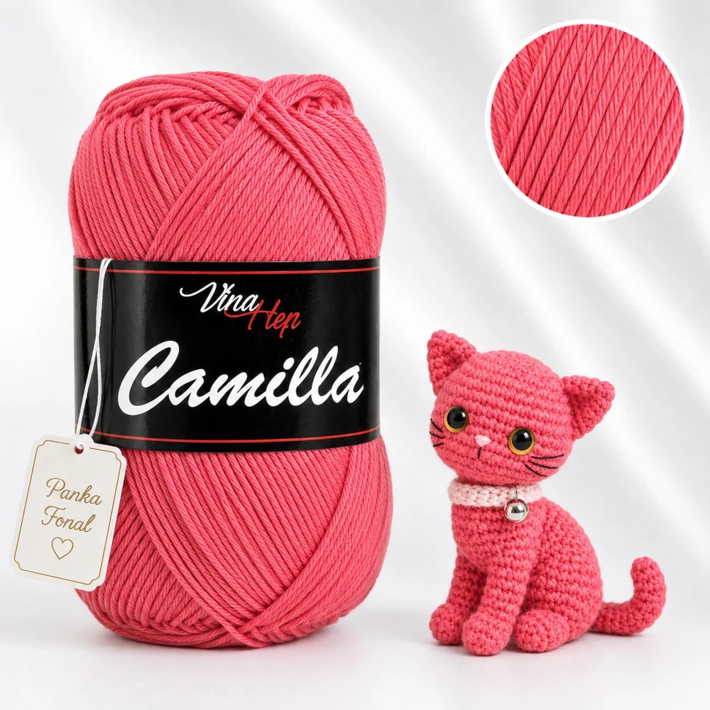 Vlna-Hep Camilla fonal - 8006 - Korall