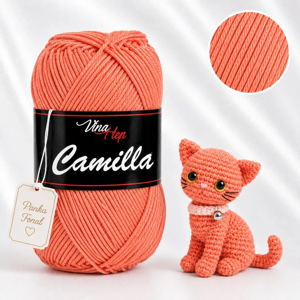 Vlna-Hep Camilla fonal - 8013 - Eper