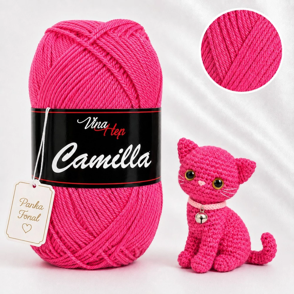 Vlna-Hep Camilla fonal - 8036 - Magenta