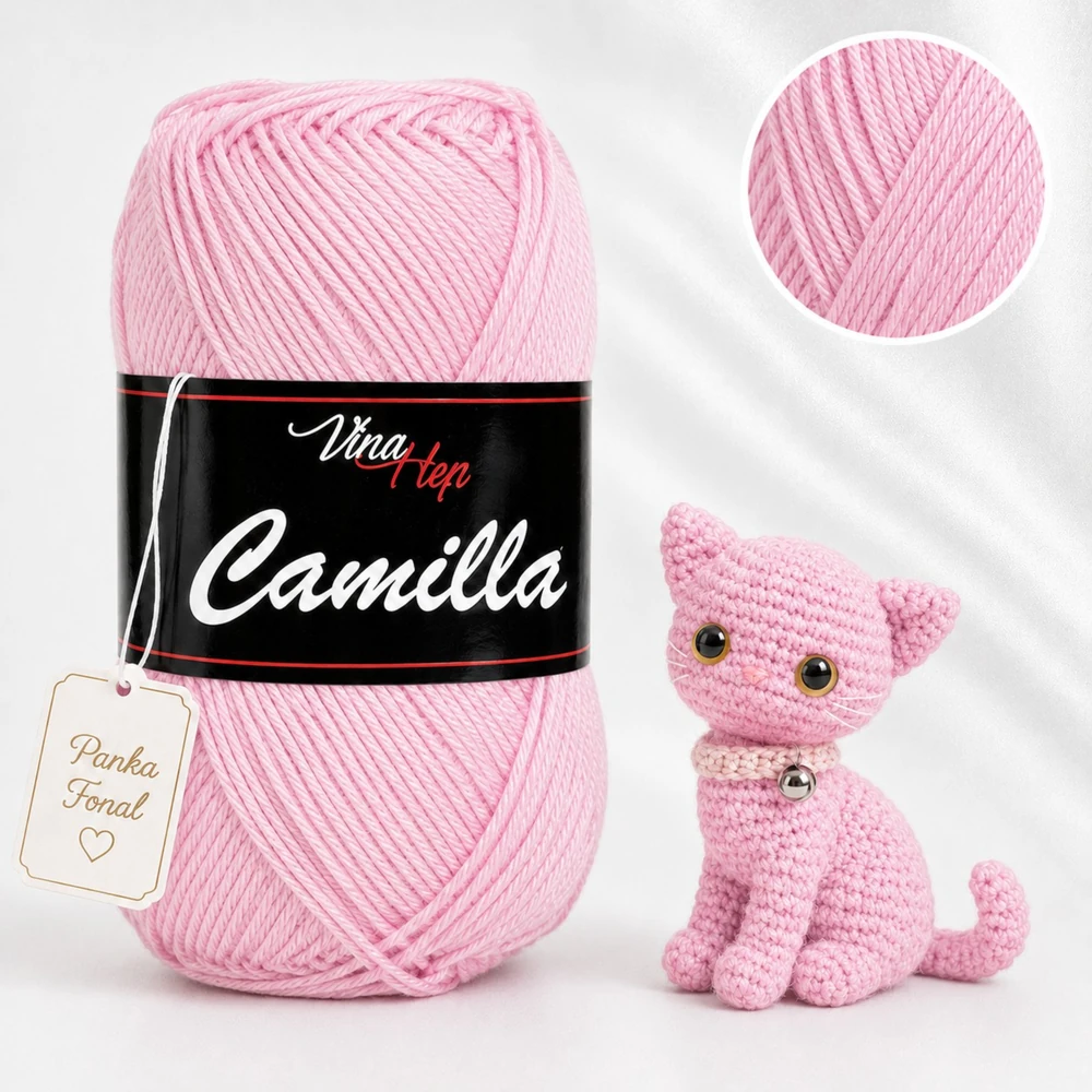 Vlna-Hep Camilla fonal - 8038 - Csipkerózsika