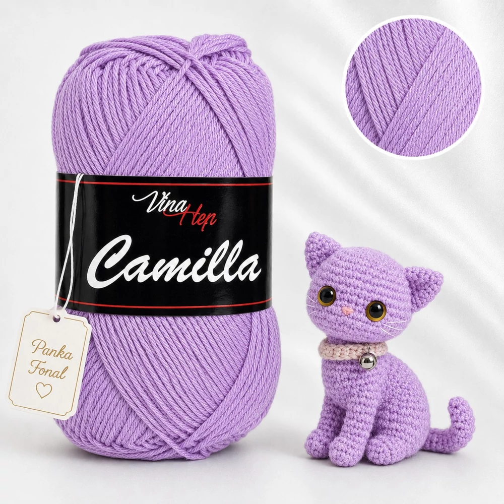 Vlna-Hep Camilla fonal - 8054 - Lila akác