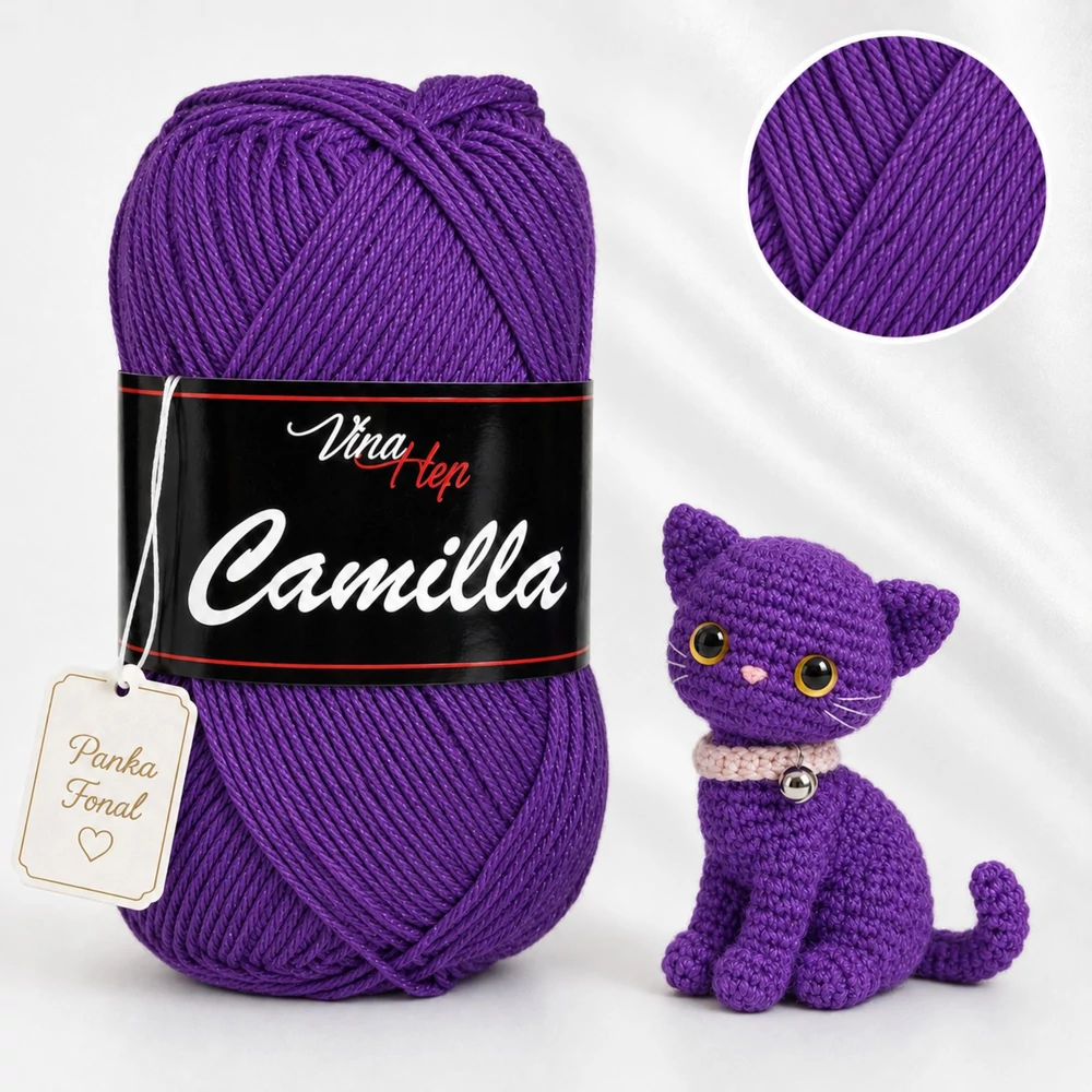 Vlna-Hep Camilla fonal - 8057 - Püspöklila
