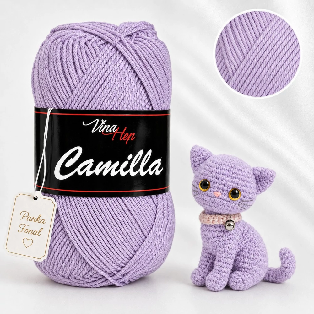 Vlna-Hep Camilla fonal - 8076 - Levendula