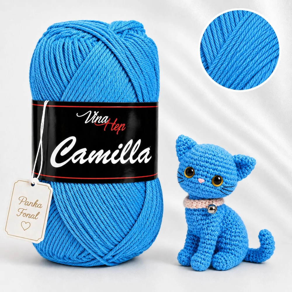 Vlna-Hep Camilla fonal - 8094 - Gálic kék