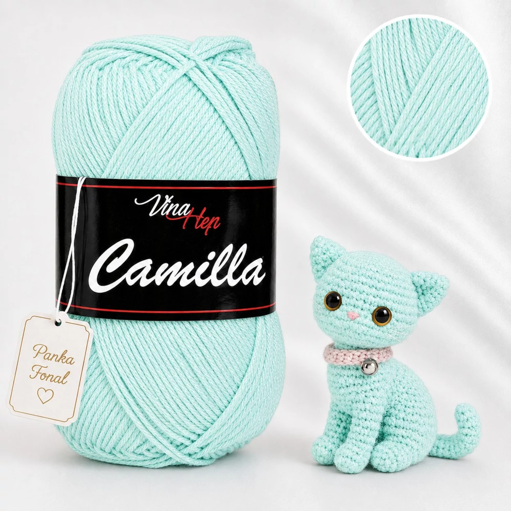 Vlna-Hep Camilla fonal - 8136 - Menta